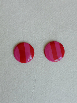 Rød/pink striber